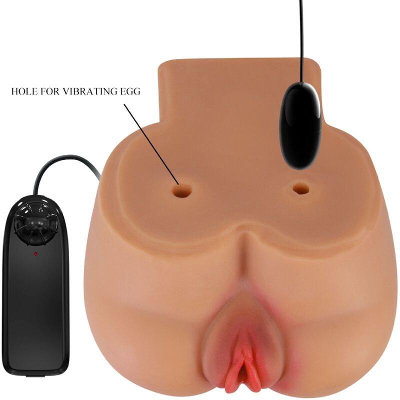 CRAZY BULL - KYLIE ASS-VIBRATOR MIT REALISTISCHER VAGINA- UND ANUS-FLEISCH-FERNBEDIENUNG