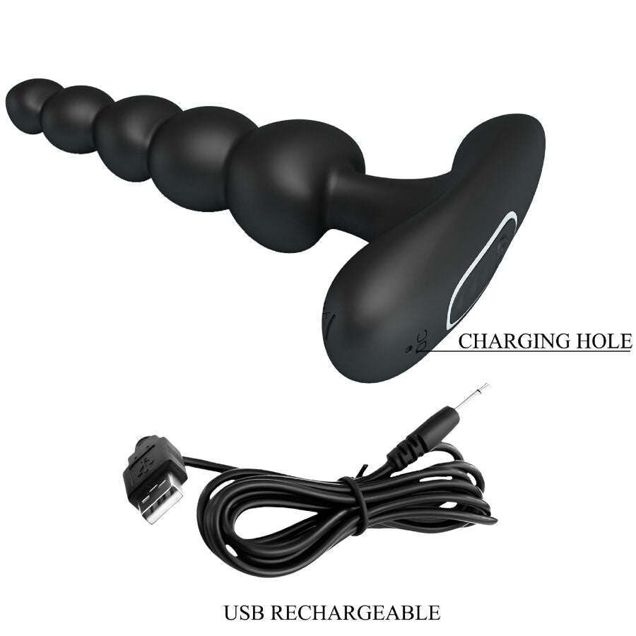 PRETTY LOVE - SIDNEY ANALVIBRATOR 10 VIBRATIONEN SCHWARZ