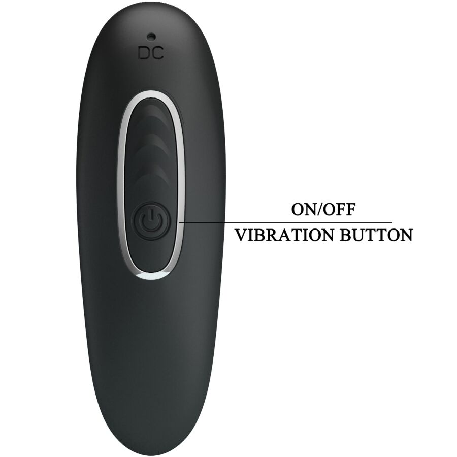 PRETTY LOVE - SIDNEY ANALVIBRATOR 10 VIBRATIONEN SCHWARZ