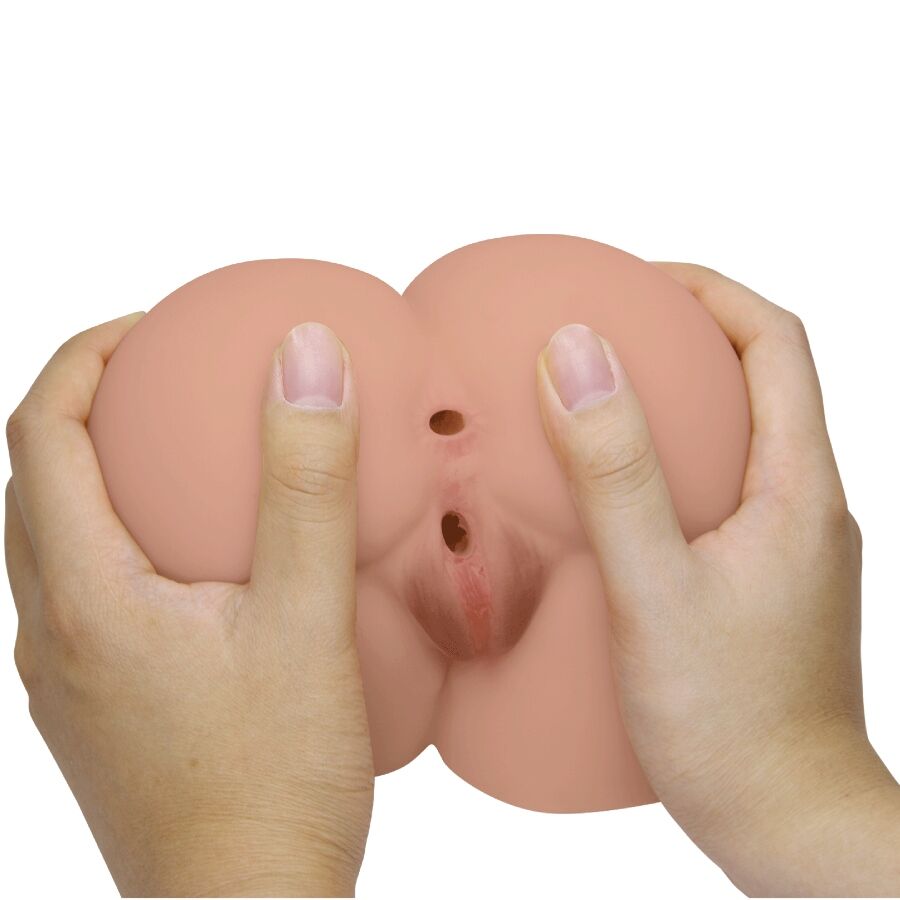 CRAZY BULL - BERNACE ASS VIBRATOR MIT REALISTISCHER VAGINA UND ANUS FLESH FERNBEDIENUNG