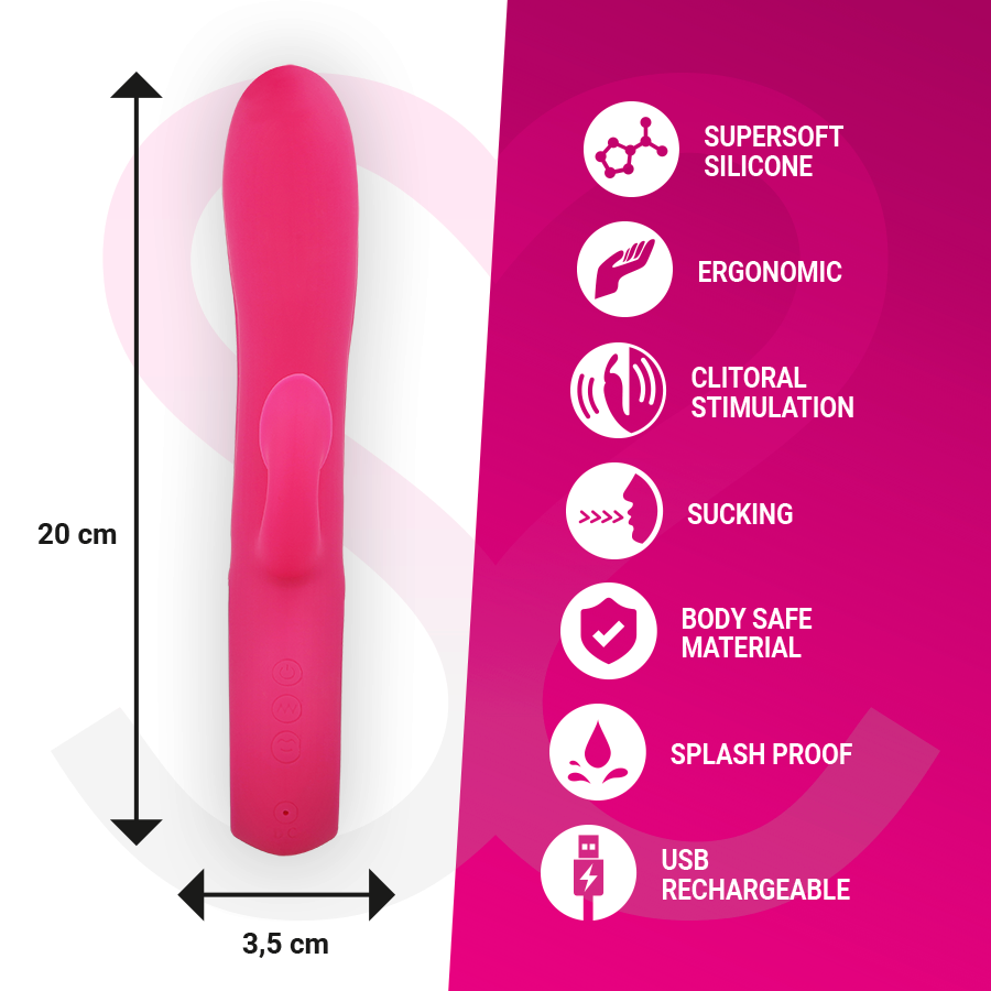 MORESSA - DUSTIN KLITORIELLE STIMULIERENDE WELLEN UND STARKE VIBRATION PREMIUM-SILIKON WIEDERAUFLADBAR