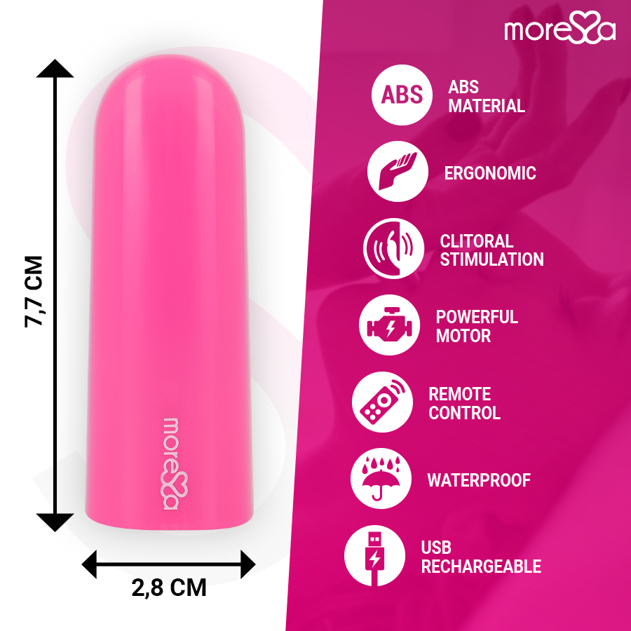MORESSA - NIX VIBRATOR FERNBEDIENUNG ROSA