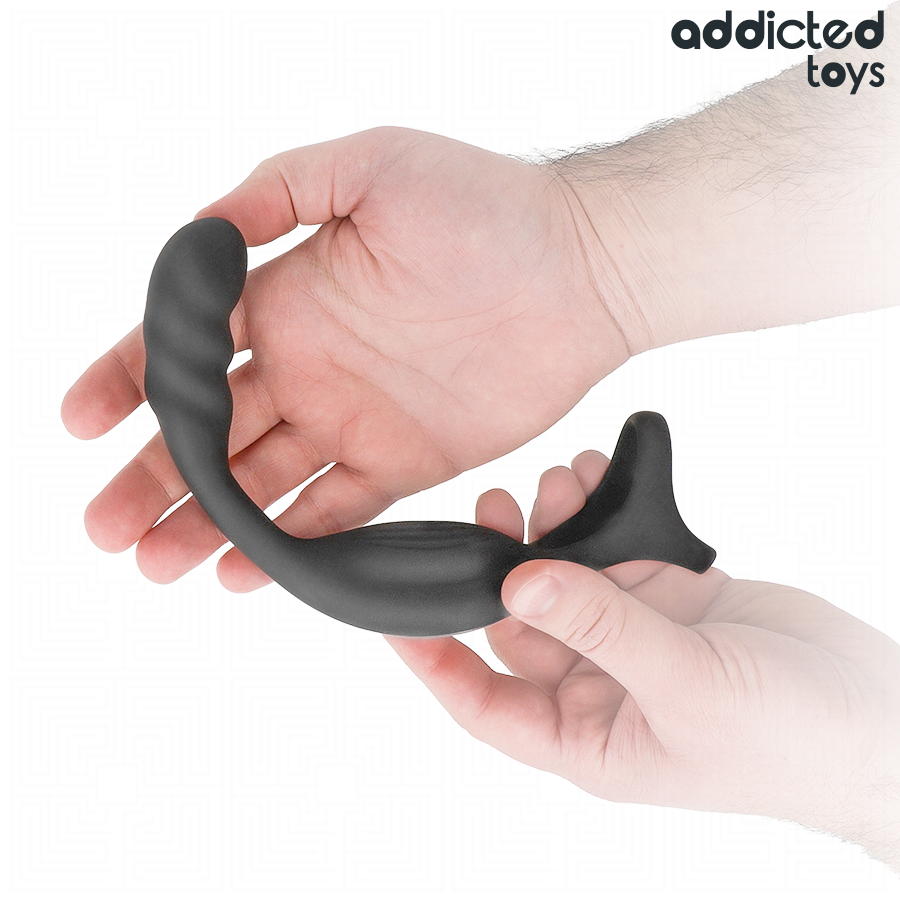 ADDICTED TOYS - DOPPELTER PROSTATIK-COCKRING MIT FERNBEDIENUNG