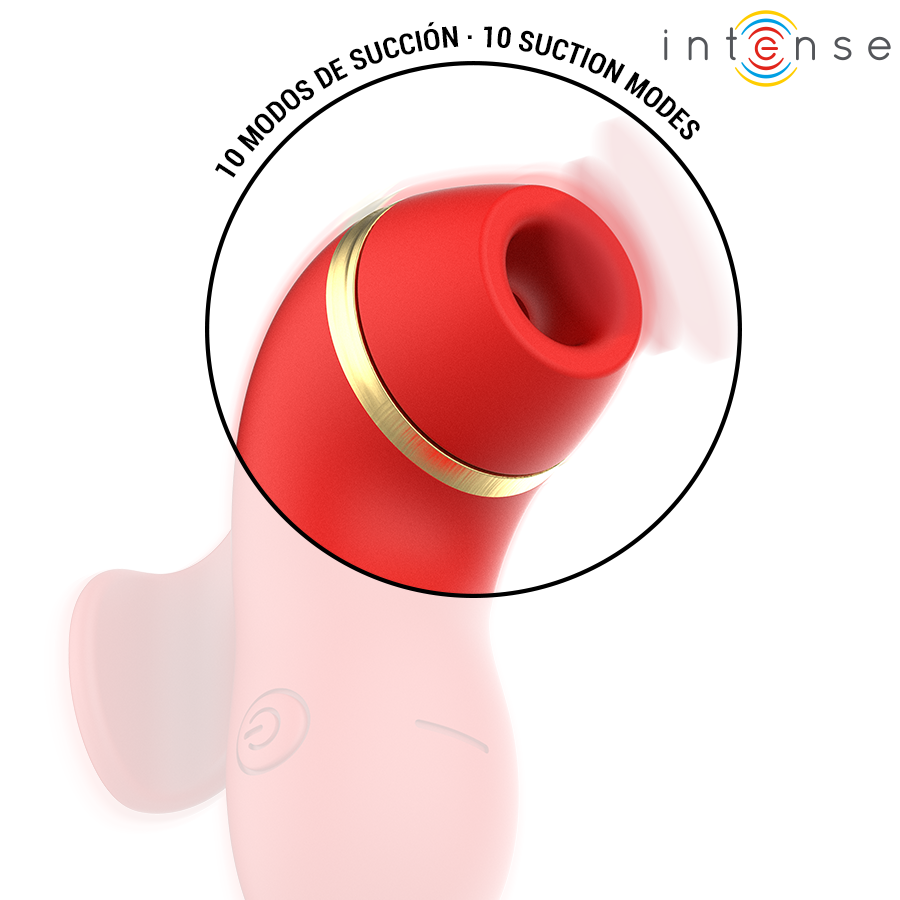 INTENSE - PATTY-STIMULATOR MIT 4 AUFSÄTZEN, SAUG-, KLETTER-, KITZEL- UND LECKFUNKTION