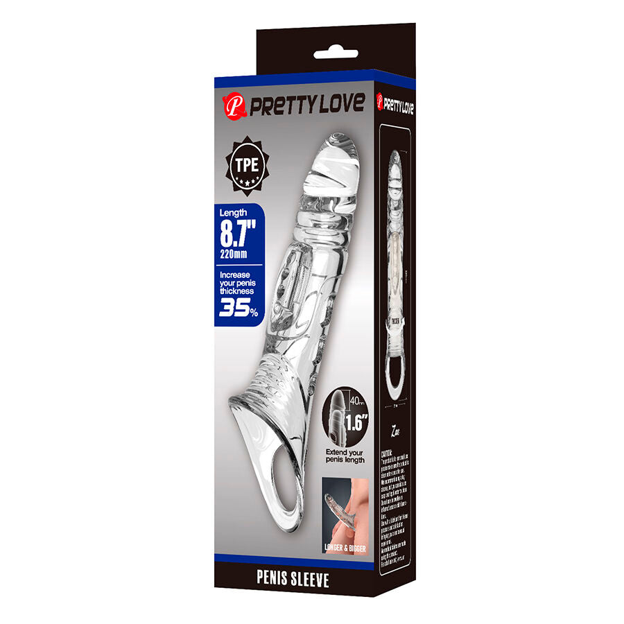 PRETTY LOVE - TRANSPARENTE PENIS-ABDECKUNG