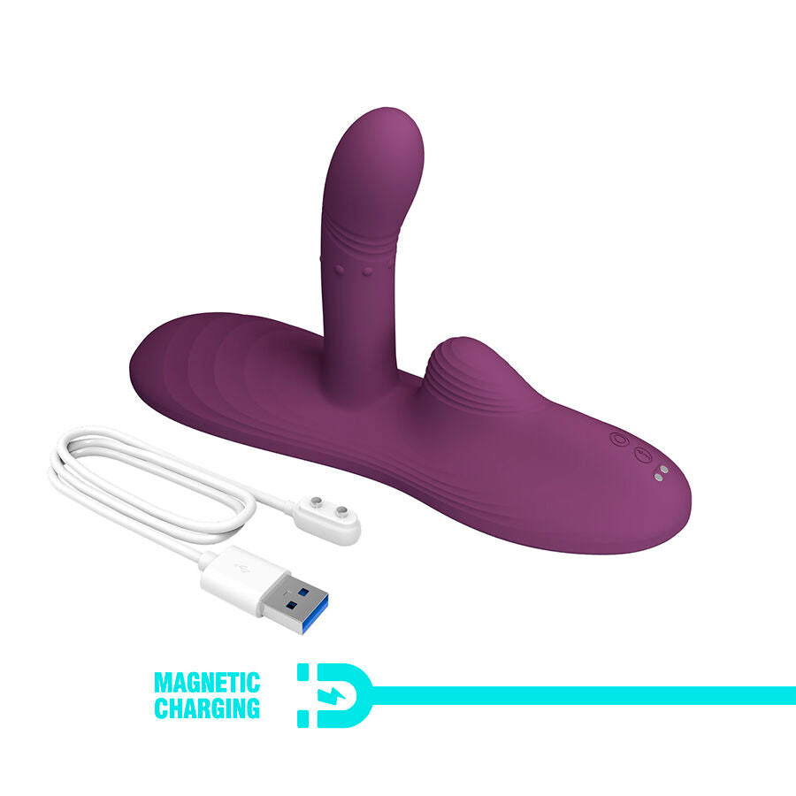 PRETTY LOVE - LUKA SITZVIBRATOR MIT WÄRMEEFFEKT UND FERNBEDIENUNG