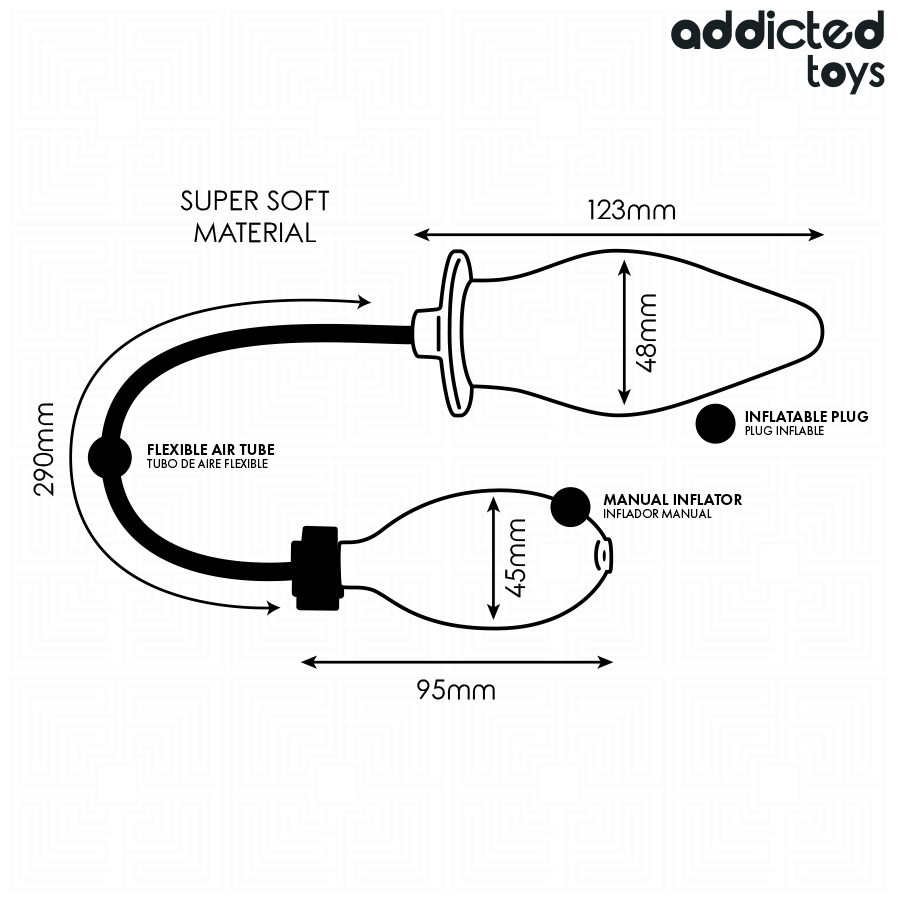 ADDICTED TOYS - INFLATABLE BUTT PLUG MODEL 1
