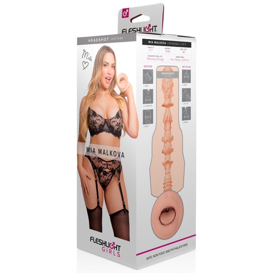 FLESHLIGHT GIRLS - MIA MALKOVA HEADSHOT MUND