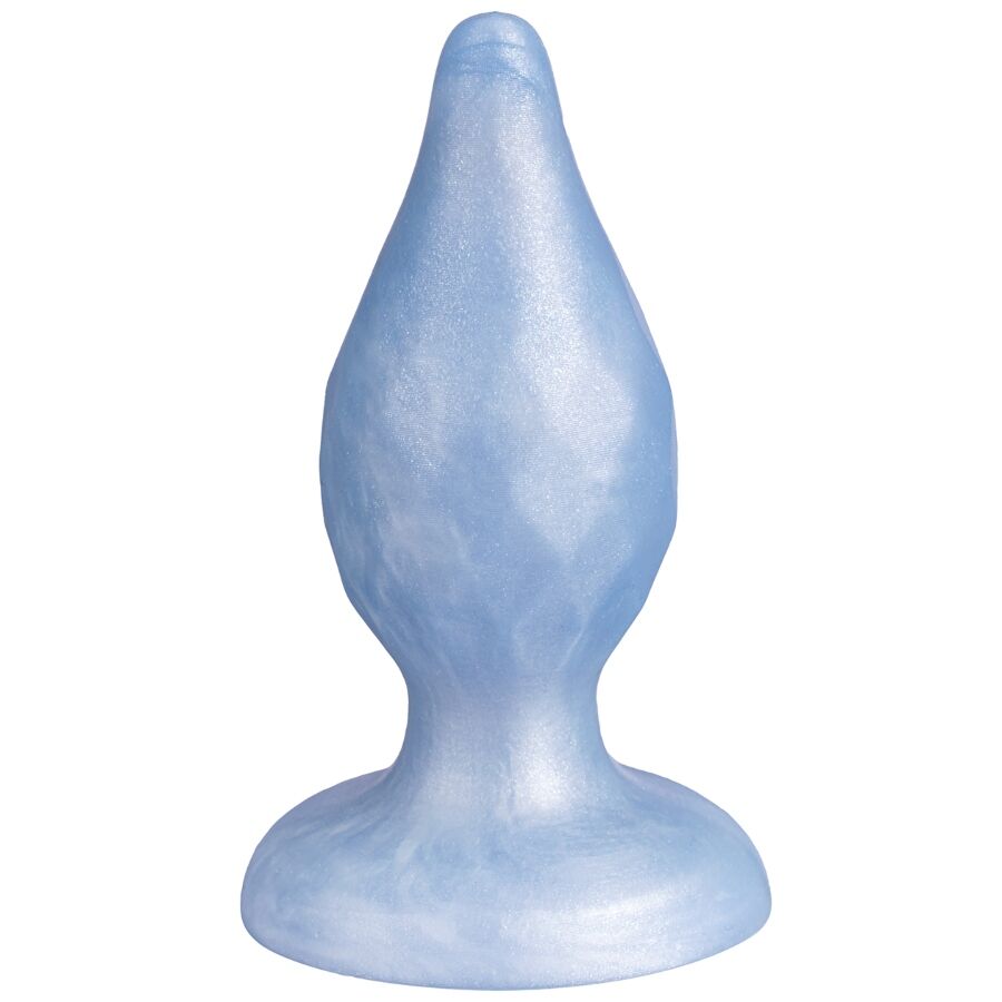 SILEXD - DIAMOND ANALPLUG FANTASIEFLÜSSIGES SILIKON THERMOREAKTIVES PERLBLAU 9,2 CM