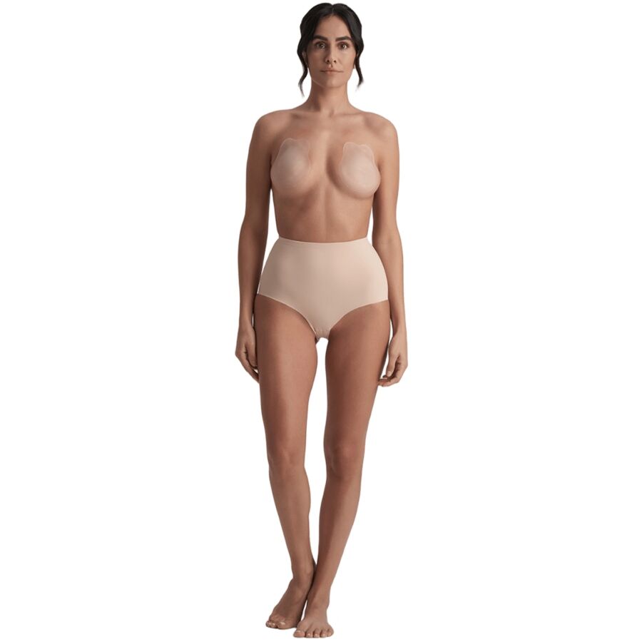BYE-BRA - RABBIT SILICONE CUPS BEIGE SIZE