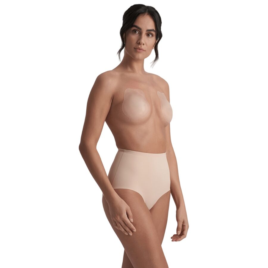 BYE-BRA - RABBIT SILICONE CUPS BEIGE SIZE