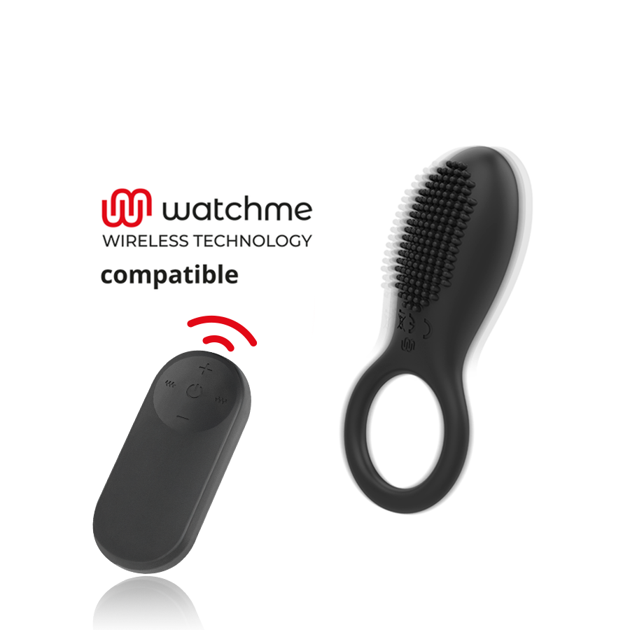 MR BOSS - TINO STIMULATIONSRING + WATCHME-FERNBEDIENUNG