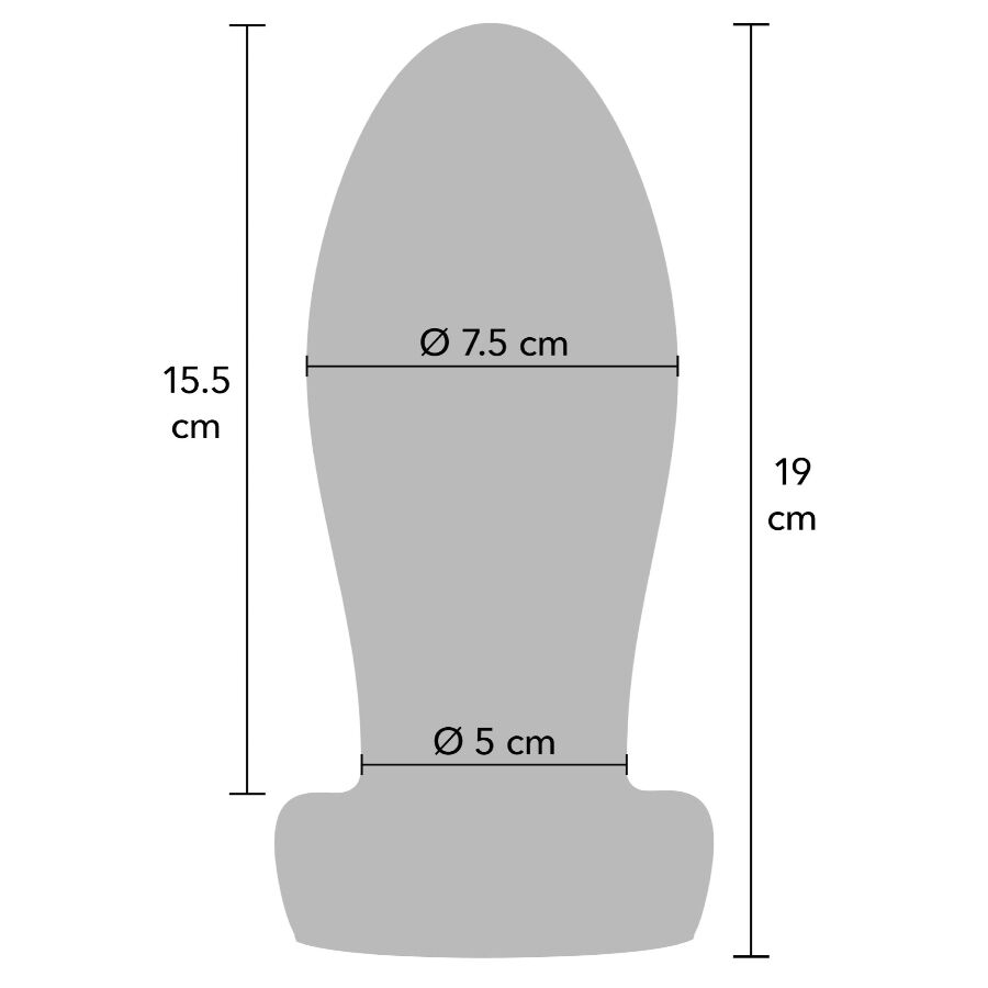 HIDDEN DESIRE - EXTREME HEAVY STRETCHER ANALPLUG