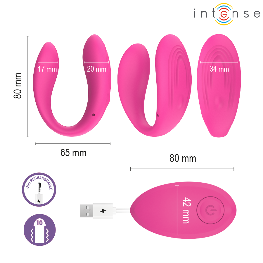 INTENSE - NORA VIBRATIONSKLEMMENSTIMULATOR