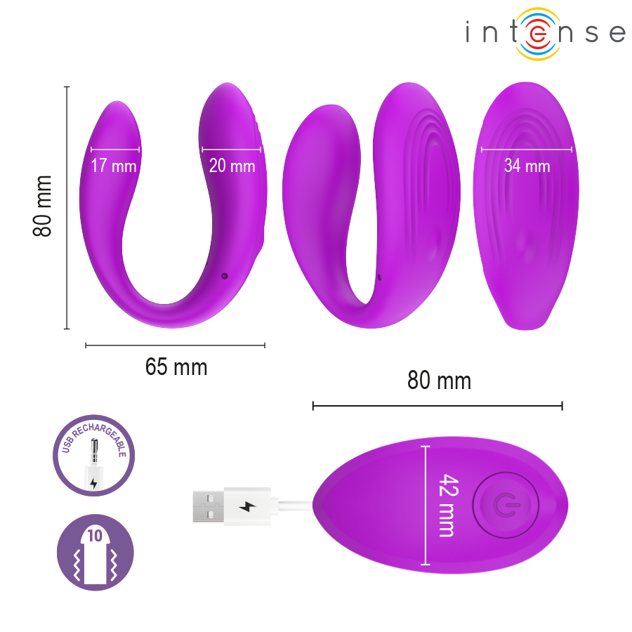 INTENSE - NORA VIBRATIONSKLEMMENSTIMULATOR