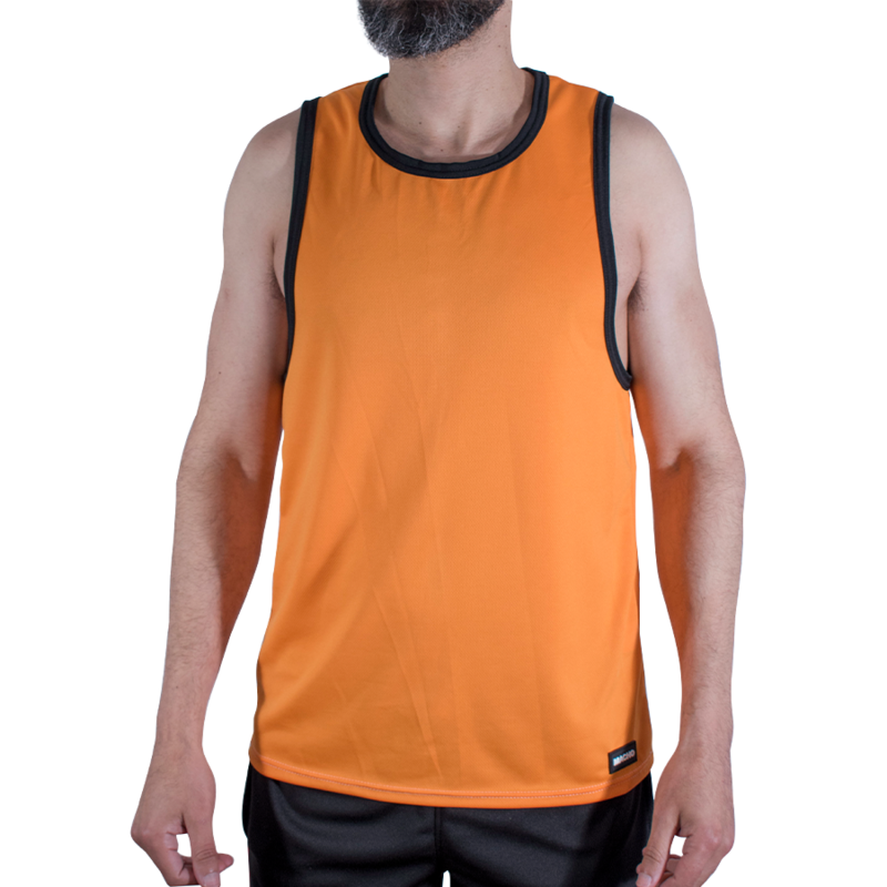 MACHO - CMV005 ORANGE GYM T-SHIRT