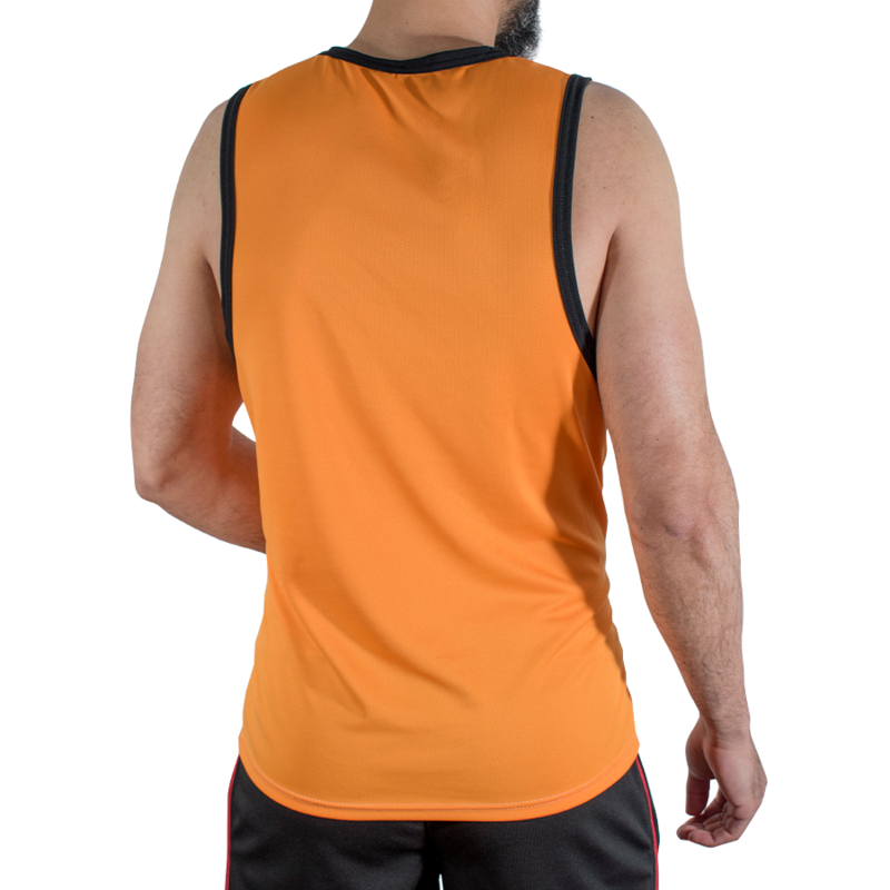 MACHO - CMV005 ORANGE GYM T-SHIRT
