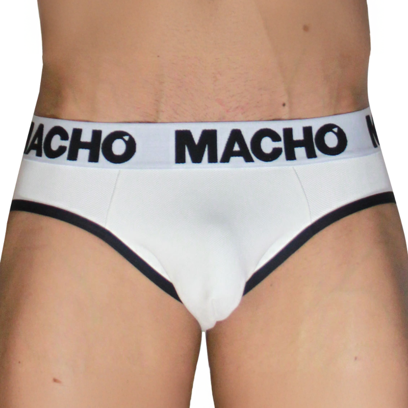 MACHO - MCH006 CLASSIC SLIP WEISS + SCHWARZ