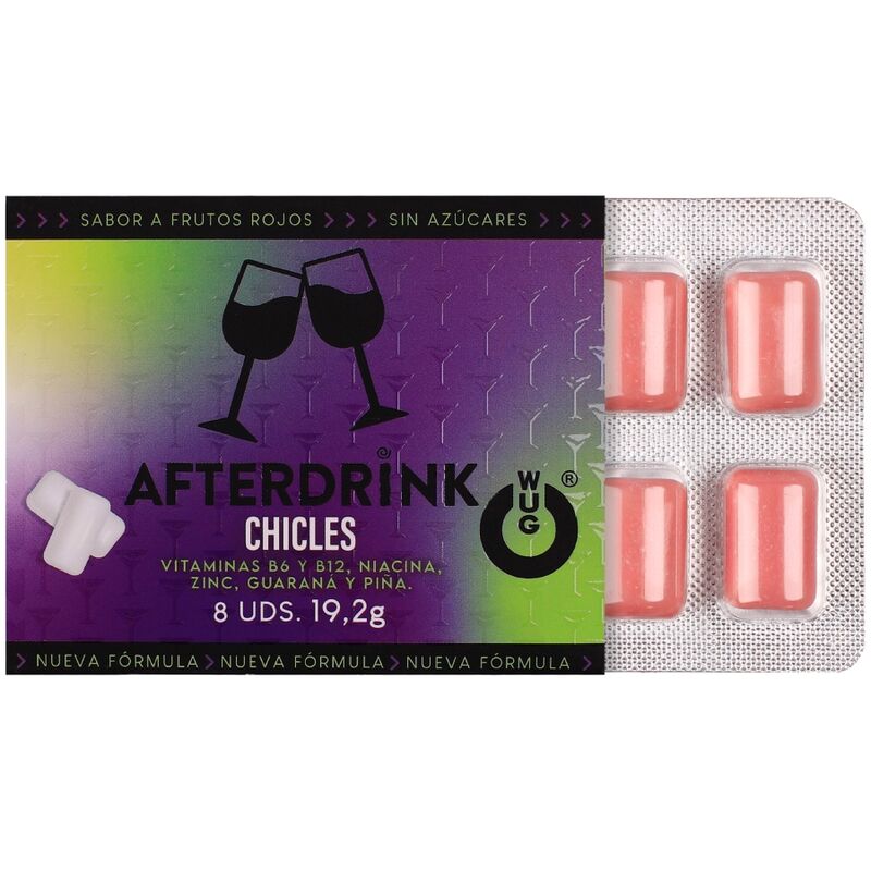 WUG GUM - AFTER DRINK HANGOVER 8 STÜCK