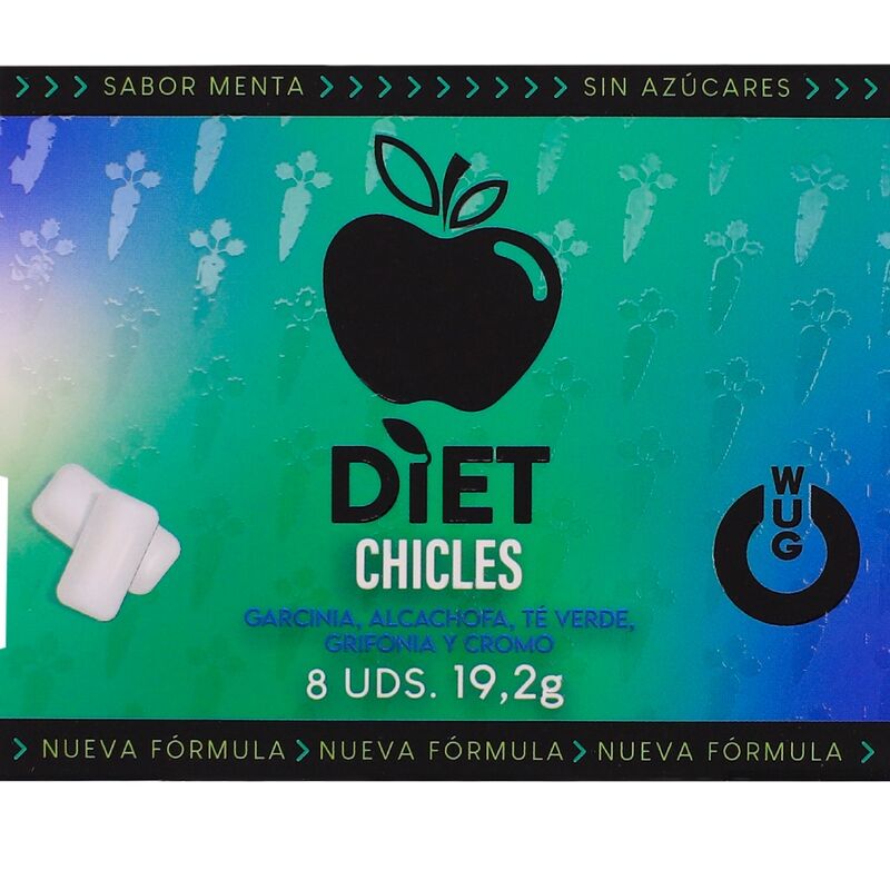 WUG DIET – ZUCKERFREIE, FUNKTIONELLE MINZE-KAUFSÄULCHEN, 8 STÜCK