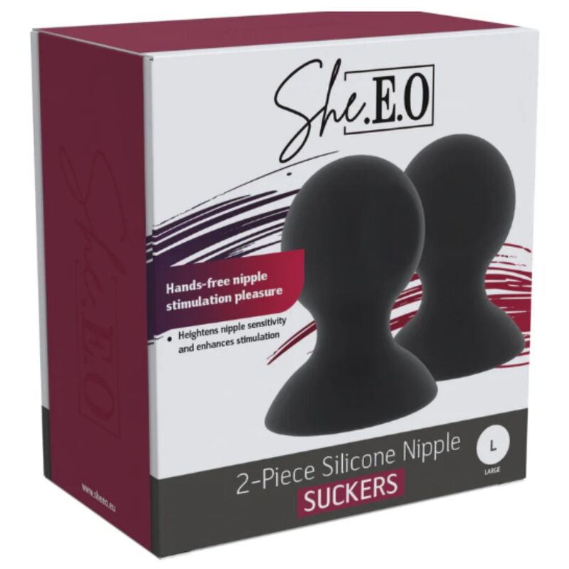 SHE.E.O - SILIKON-NIPPEL-SAUGAUFSÄTZE