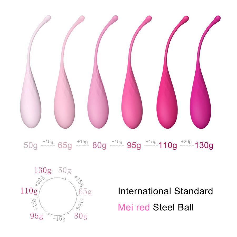 LESLIE - KEGEL FIT PELVIC MUSCLE TRAINING SET 6 PIECES