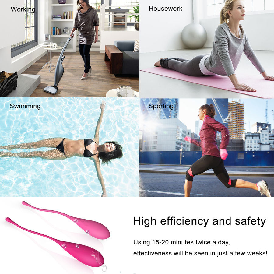 LESLIE - KEGEL FIT PELVIC MUSCLE TRAINING SET 6 PIECES