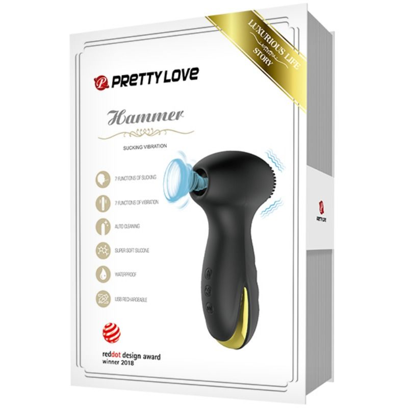 PRETTY LOVE - SMARTE HAMMERVIBRATION UND STIMULIERENDE WELLEN