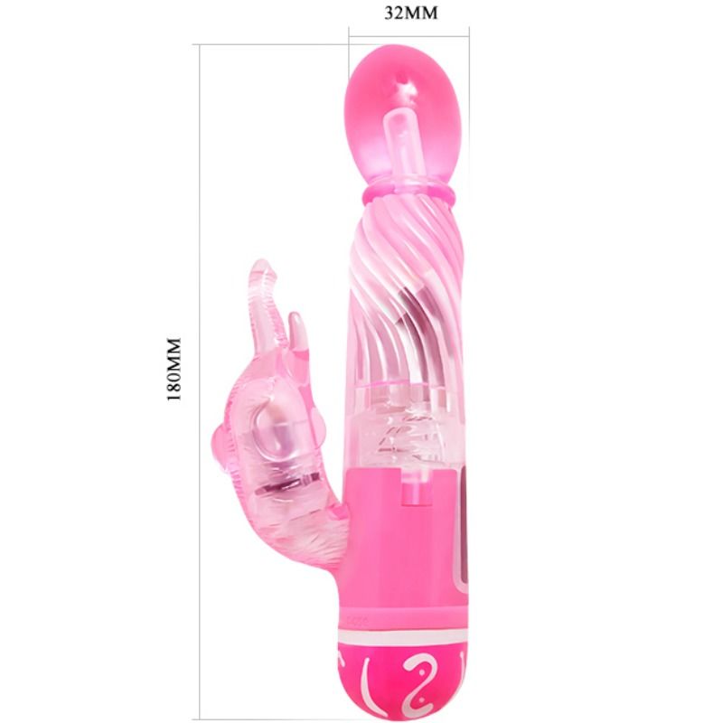 DANCE - MULTISPEEDVIBRATOR MIT ROSA STIMULATOR