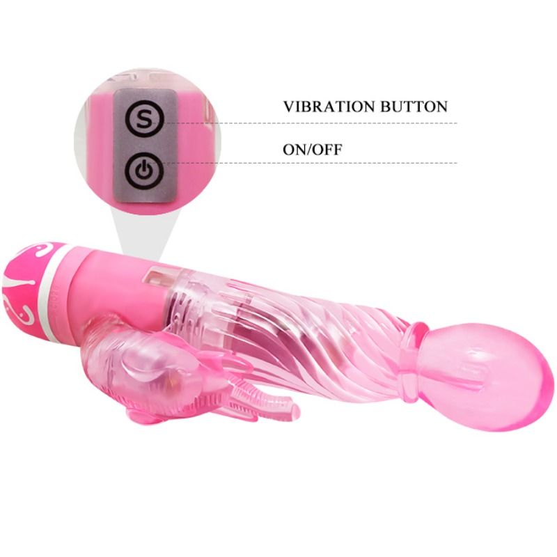 DANCE - MULTISPEEDVIBRATOR MIT ROSA STIMULATOR