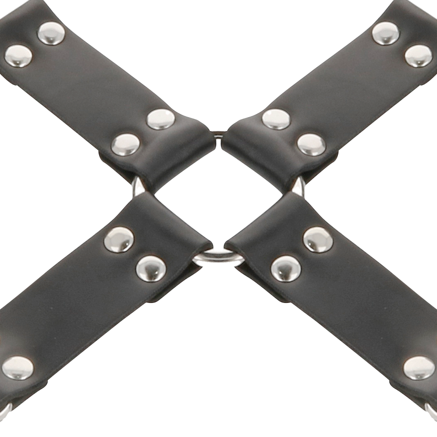 DARKNESS - LEATHER HANDCUFFS FOR FEET AND HANDS BLACK