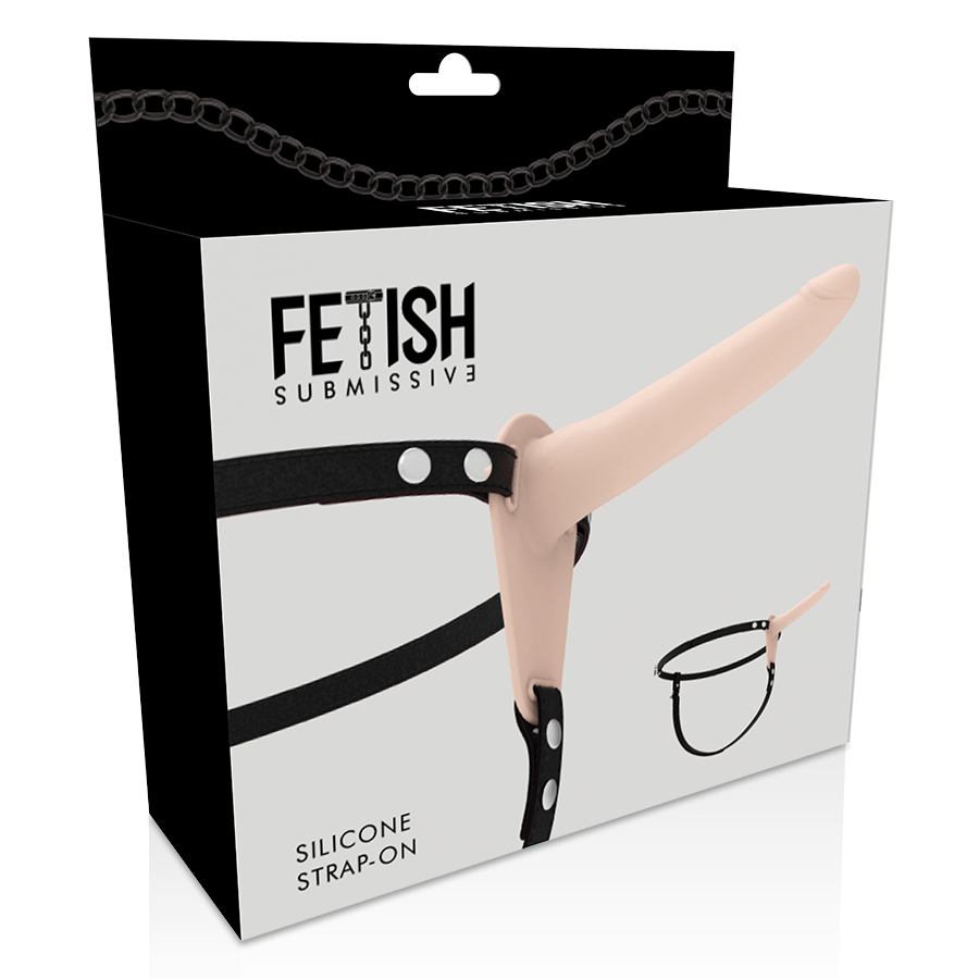 FETISH SUBMISSIVE HARNESS - SILICONE SKIN COLOR 15 CM