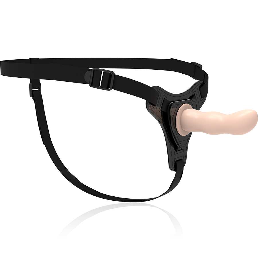 FETISH SUBMISSIVE HARNESS - SILIKON-FLEISCH-G-SPOT 12.5 CM
