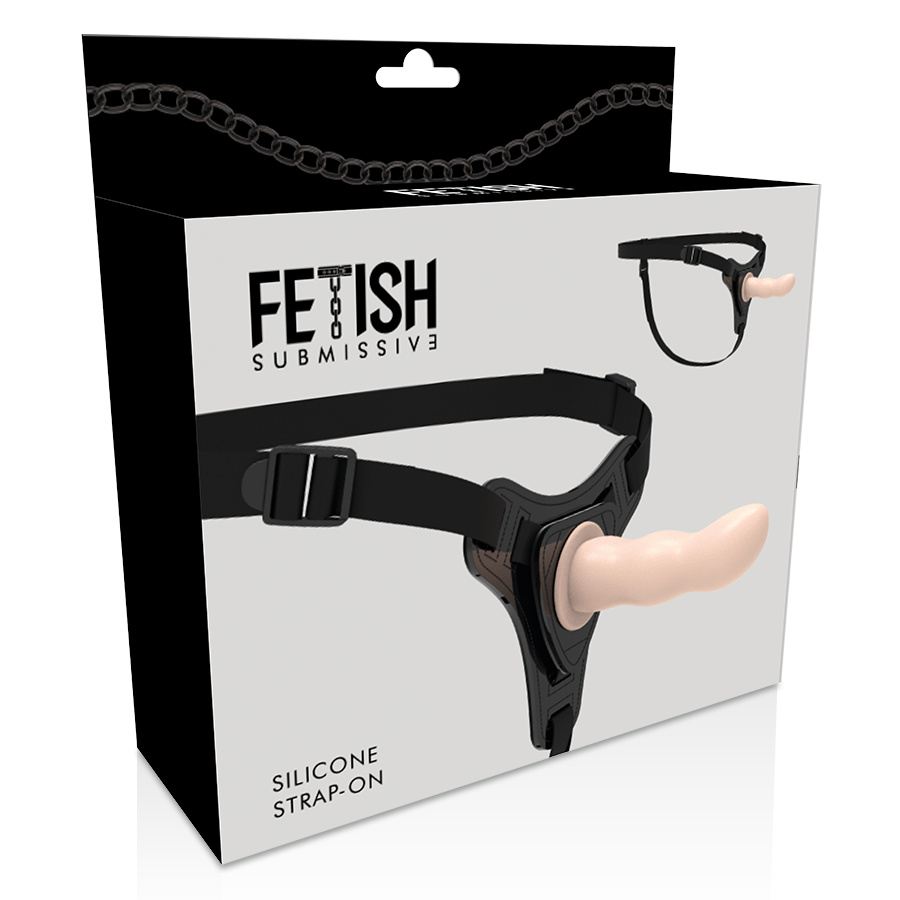 FETISH SUBMISSIVE HARNESS - SILIKON-FLEISCH-G-SPOT 12.5 CM