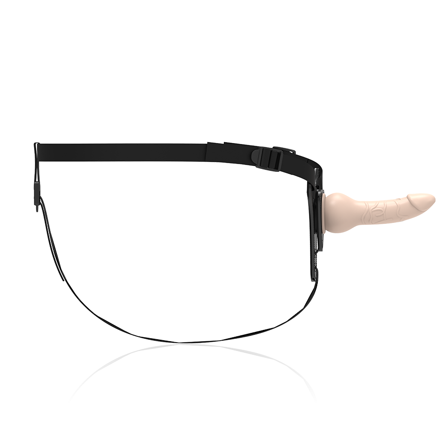 FETISH SUBMISSIVE HARNESS - REALISTIC SILICONE FLESH, 16 CM