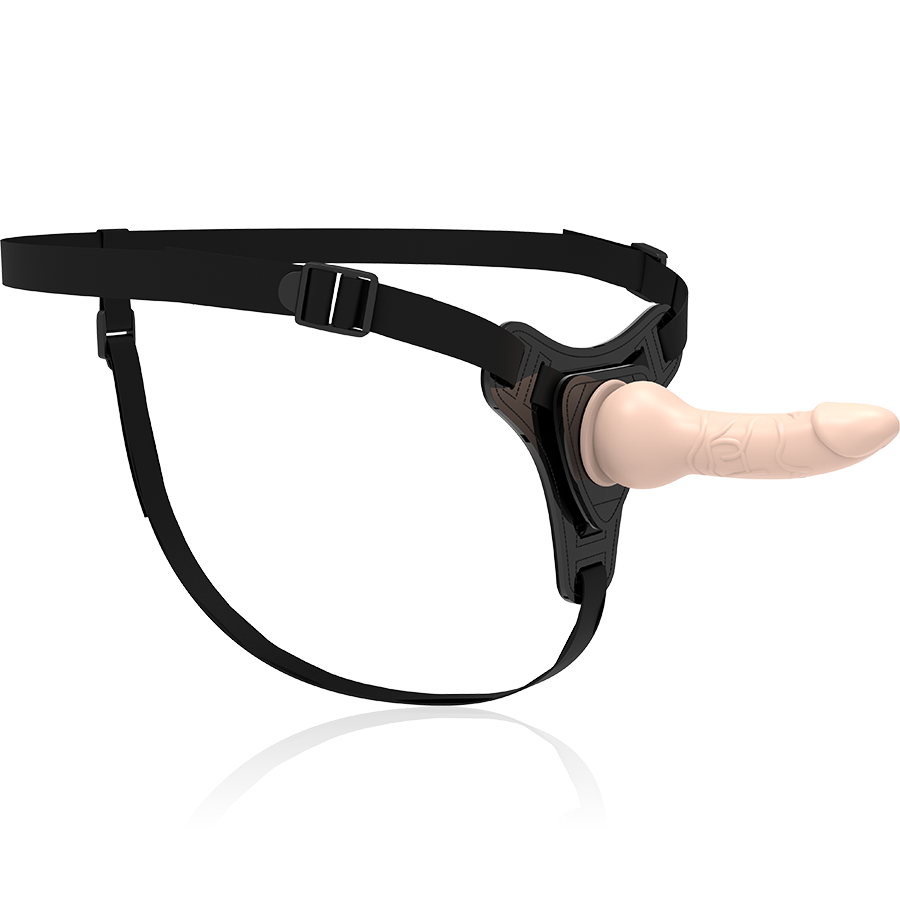 FETISH SUBMISSIVE HARNESS - REALISTIC SILICONE FLESH, 16 CM
