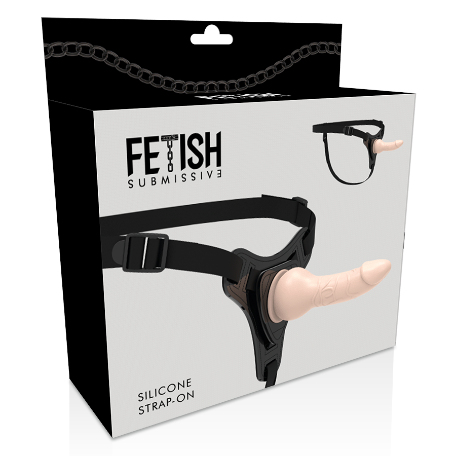 FETISH SUBMISSIVE HARNESS - REALISTIC SILICONE FLESH, 16 CM