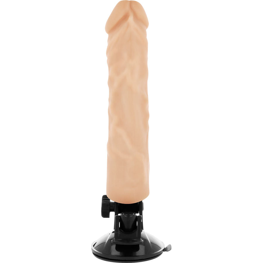 BASECOCK - REALISTISCHER VIBRATOR MIT FERNBEDIENUNG SCHWARZ 21 CM -O- 4 CM