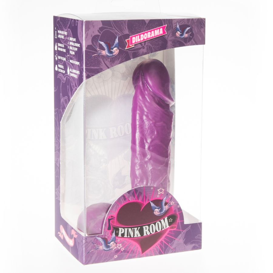PINK ROOM - AMADEO REALISTISCHER LILAC DILDO 15.5 CM