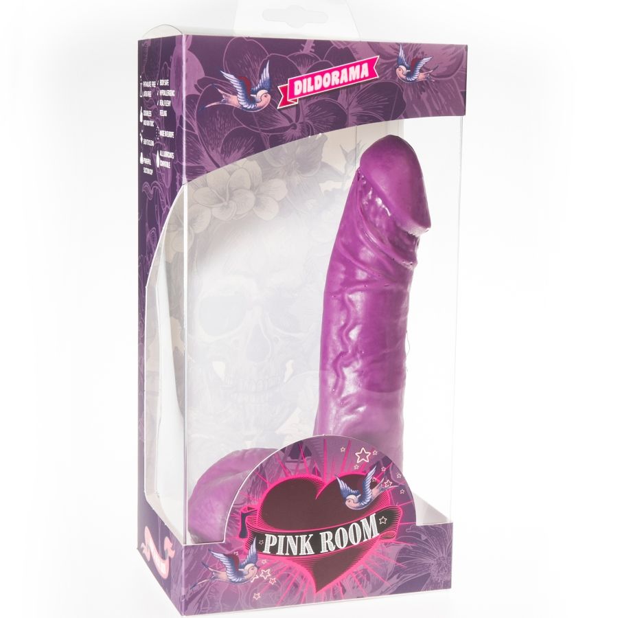 PINK ROOM - EBAN REALISTISCHER LILAC DILDO 19 CM