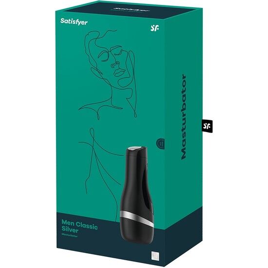 SATISFYER - MASTURBADOR MEN CLASSIC SCHWARZ