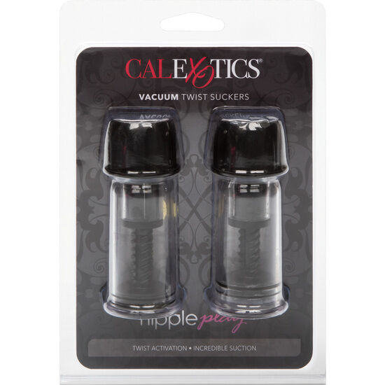 CALEXOTICS - VACCUM TWIST STIMULIERENDE WELLEN FÜR BRUSTWARZEN SCHWARZ