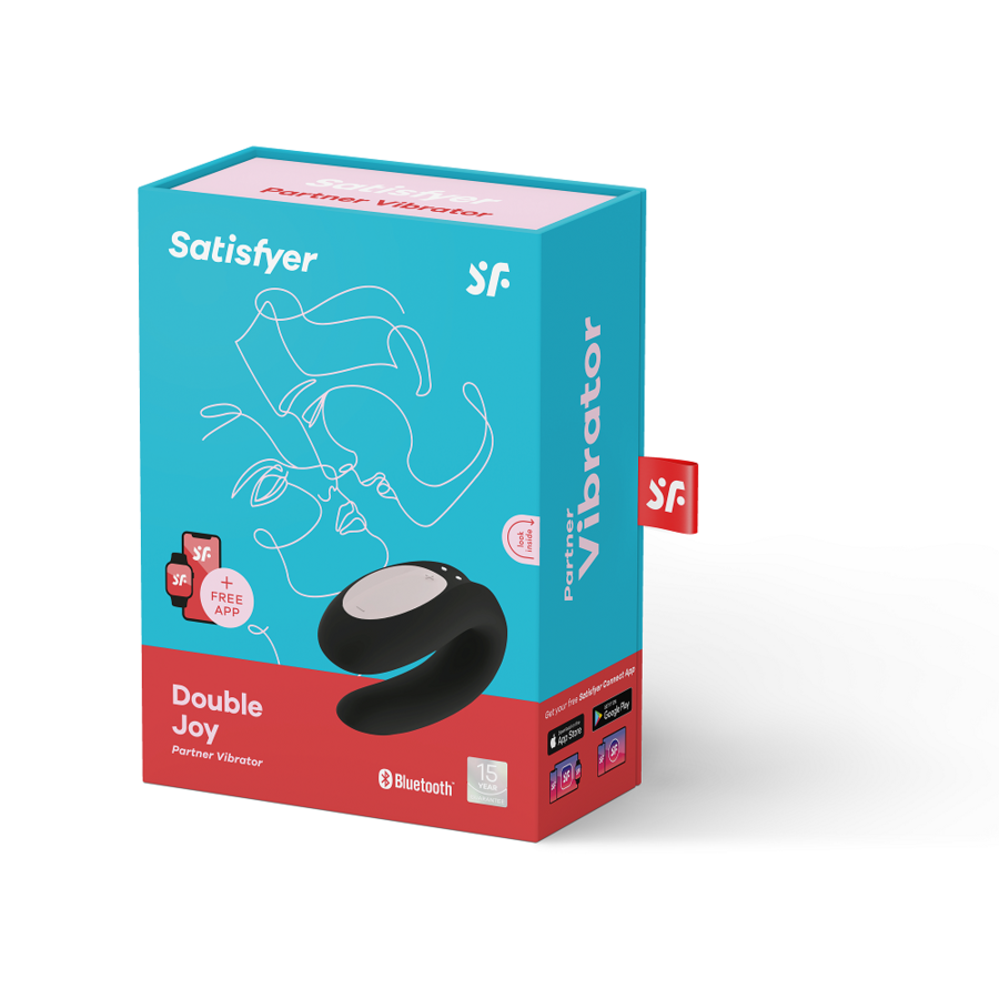 SATISFYER - DOUBLE JOY CON APP LILA