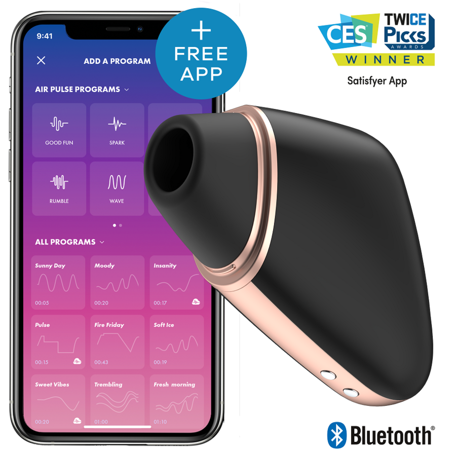 SATISFYER - LOVE TRIANGLE STIMULATOR & VIBRATOR