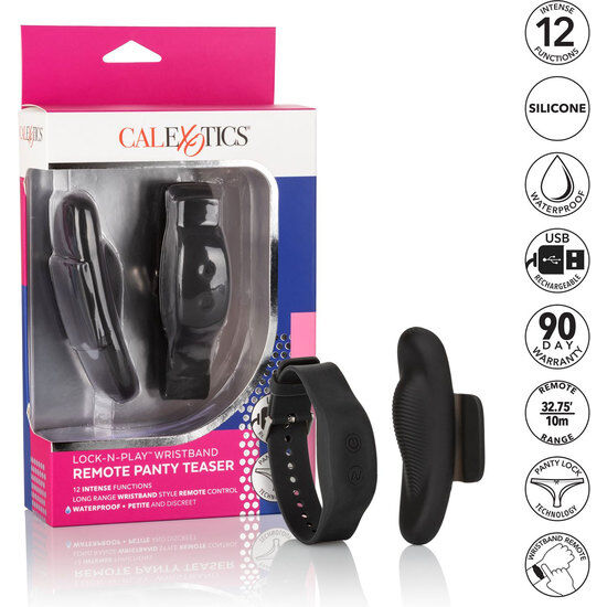 CALEXOTICS - BRACELET PANTY TEASER WITH REMOTE CONTROL