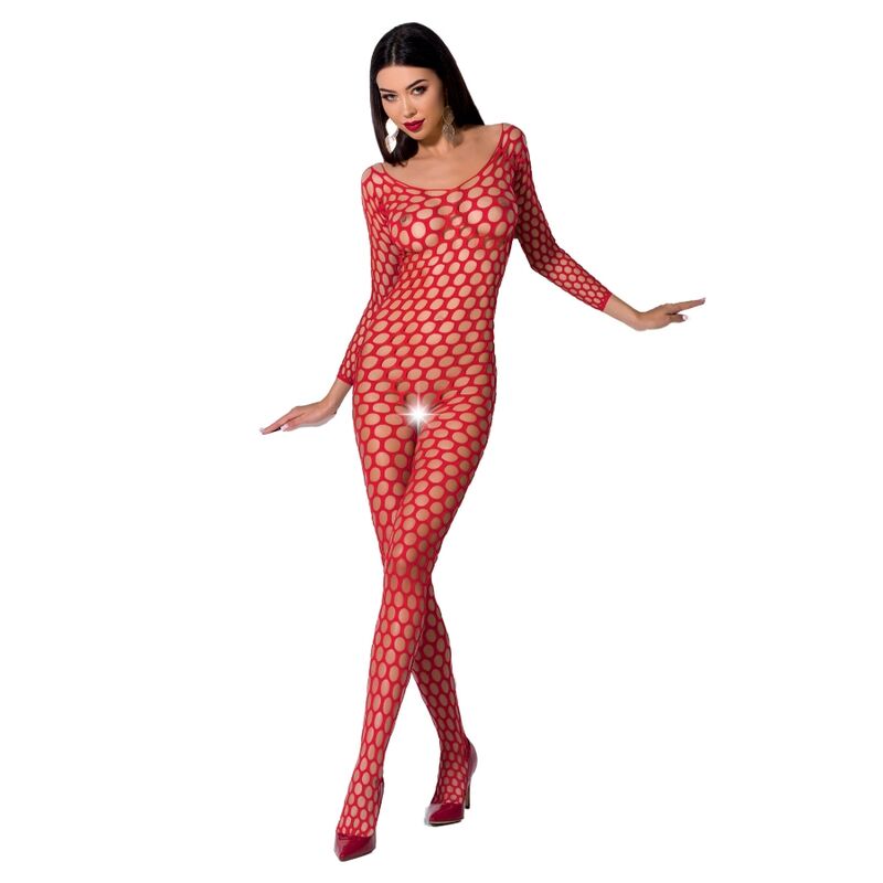PASSION - WOMAN BS077 BODYSTOCKING EINE GRÖSSE IN VERSCHIEDENEN FARBEN