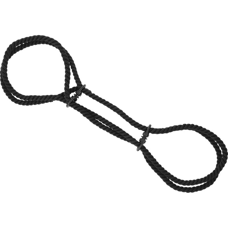 DARKNESS - HANDSCHELLEN ODER KNÖCHEL-HANDSCHELLEN AUS 100% BAUMWOLLE