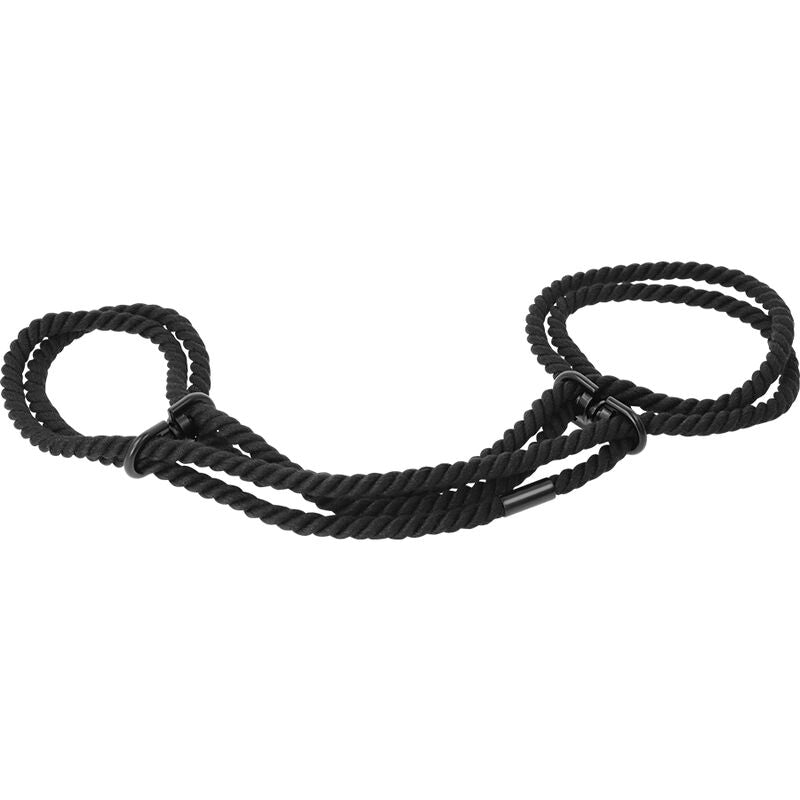 DARKNESS - HANDSCHELLEN ODER KNÖCHEL-HANDSCHELLEN AUS 100% BAUMWOLLE