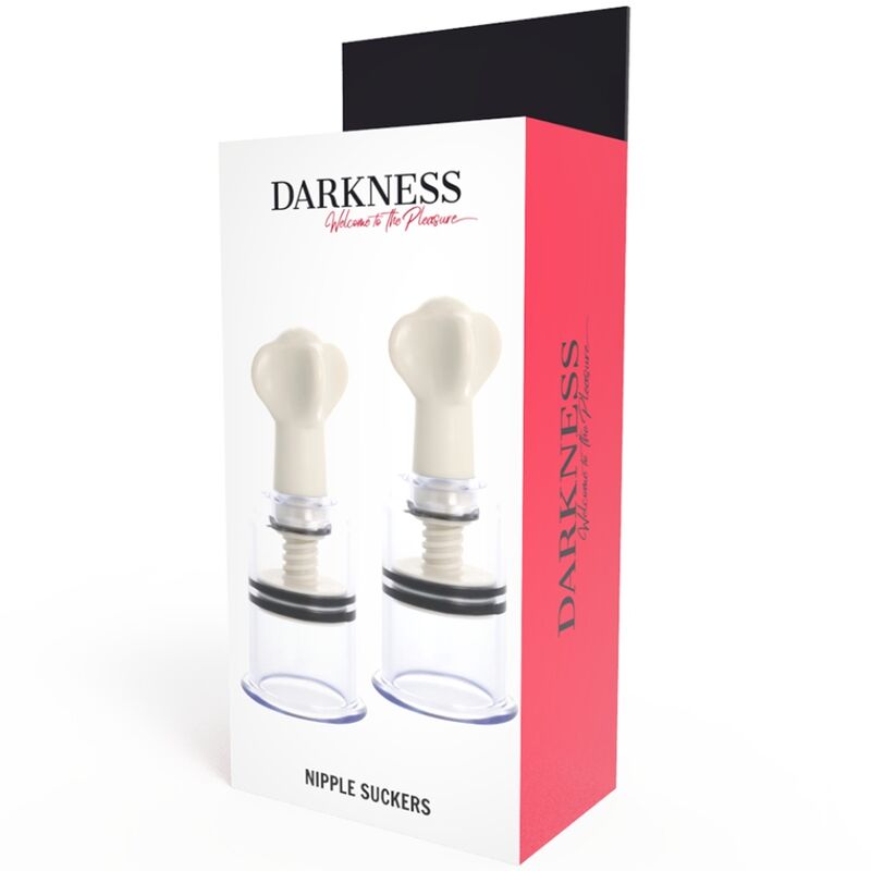 DARKNESS - TRANSPARENTE, BRUSTWARNCHEN-STIMULIERENDE WELLEN, 5 CM DIMENSION