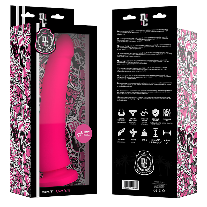 DELTA CLUB - TOYS ROSA DILDO MEDIZINISCHES SILIKON 23 CM -O- 4.5 CM Schmusewerk.de DELTA CLUB - TOYS ROSA DILDO MEDIZINISCHES SILIKON 23 CM -O- 4.5 CM Schmusewerk.de